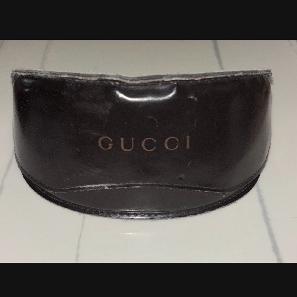 Authentic Gucci GG2711/S Strass Shield Sunglasses Y2K Horsebit Brown Gradient - Picture 10 of 11